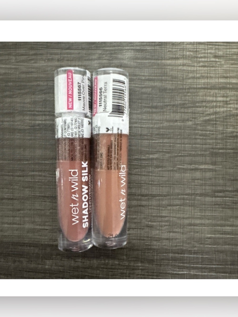 wet n wild Shadow Silk Liquid Eyeshadow 2 Count Neutral Terra & Mauve Over Pink